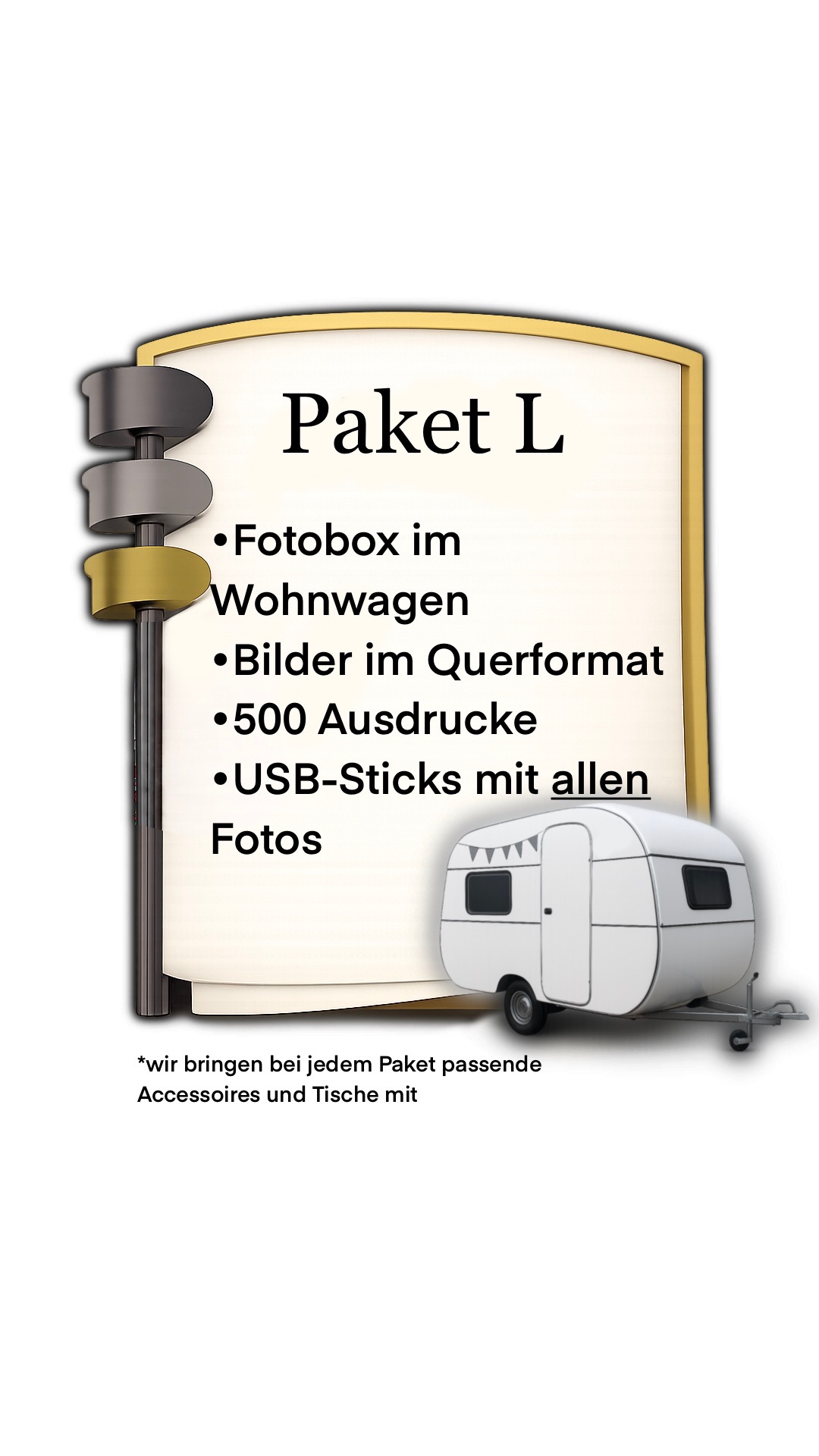 Paket L - Wohnwagen-Fotobox Premium